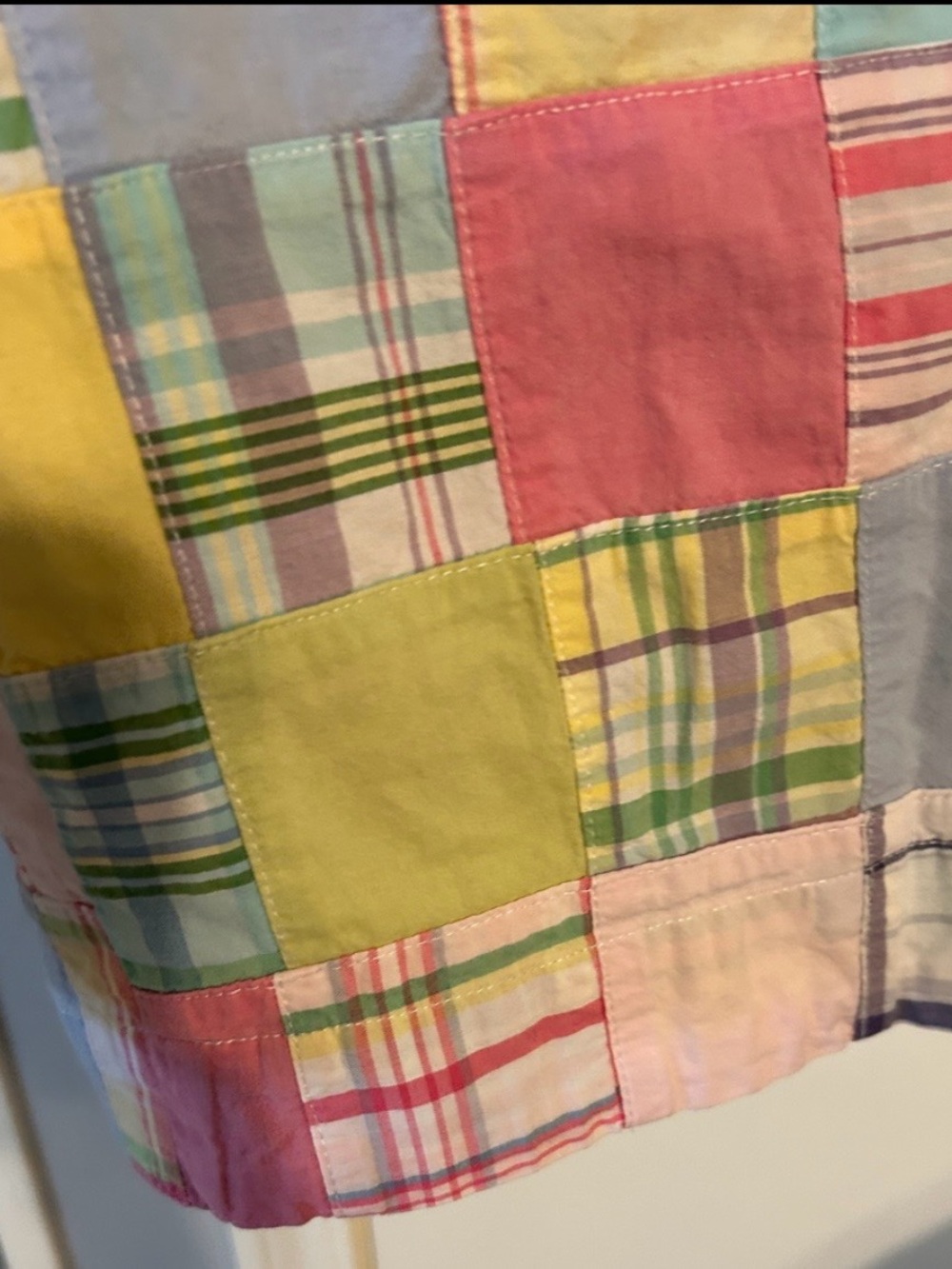 Brooks Brothers 365 Patchwork/Madras
Cotton Plaid Pants Size 12 Preppy Pastel - Picture 6 of 13